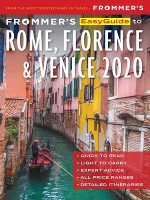 cover image of Frommer's EasyGuide to Rome, Florence and Venice 2020